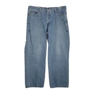 Vtg Y2K IZOD Men's 36x28 Baggy Relaxed Fit Straight Leg Jeans Grunge Denim Retro